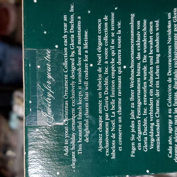 Gold snowman ornament and angel pin - Picture 2 of 2